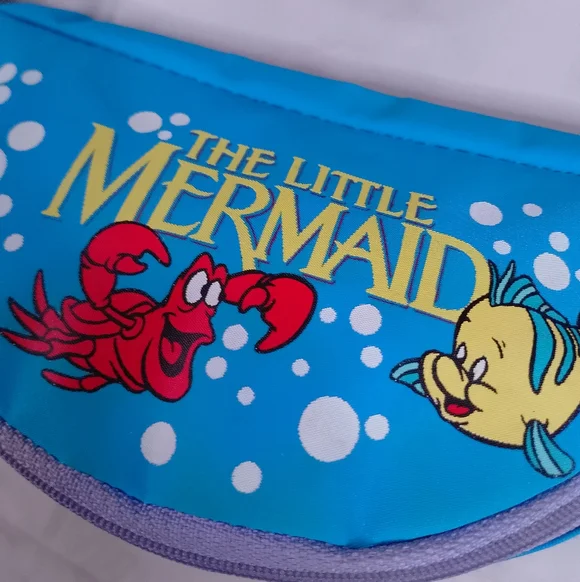Vintage Disney Little Mermaid Fanny Pack - Blue and Red - Picture 2 of 8